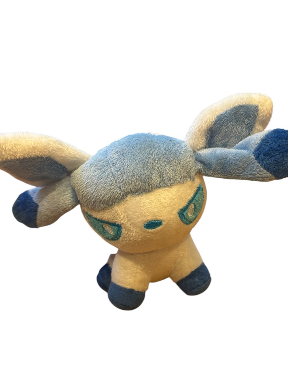 Pokemon Center Glaceon Plush Collectible Stuffed Animal 5”